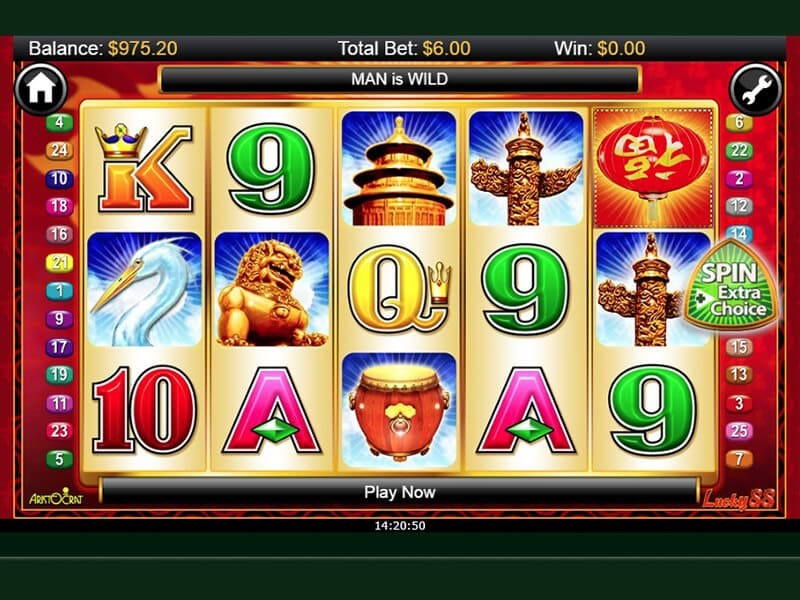 Triple lucky 7 slot machine